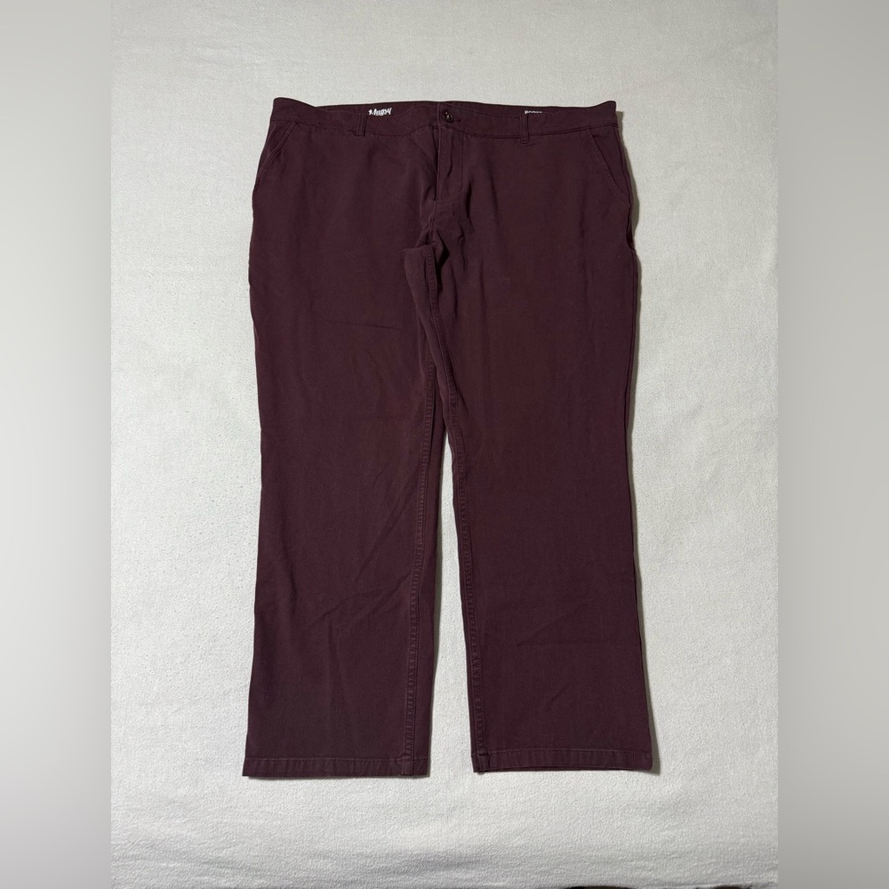 Mugsy‎ Ports Pants Mens 44x28 Red Maroon Chino Casual